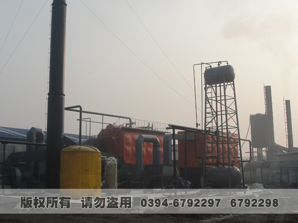 臥式鏈條爐排型生物質(zhì)導熱油爐