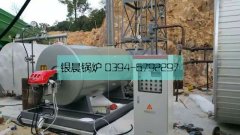 60萬大卡燃氣導(dǎo)油爐運行現(xiàn)場